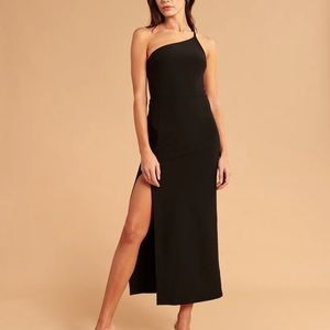 Abercrombie asymmetrical one-shoulder maxi dress. Size small.